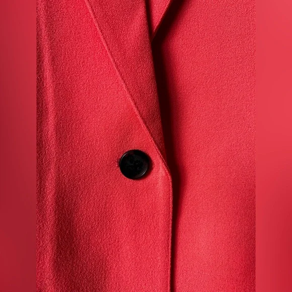 SMYTHE | Tailored Blazer in Neon Tangerine - Picture 6 of 8